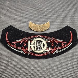 2009 Harley Davidson Owners Group HOG Rocker Patch Lapel Pin